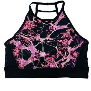 NEW! Epidemia Long Line Sports Bra Brain Print - M